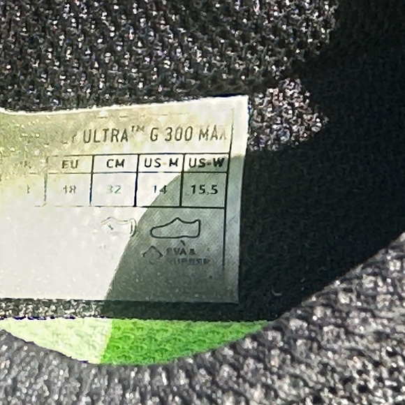 Inov-8 Ultra G 300 Max Black and Green Shoes - Picture 2 of 10